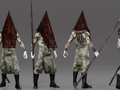 Pyramid Head Silent Hill 2 printable statue 3D Print Model