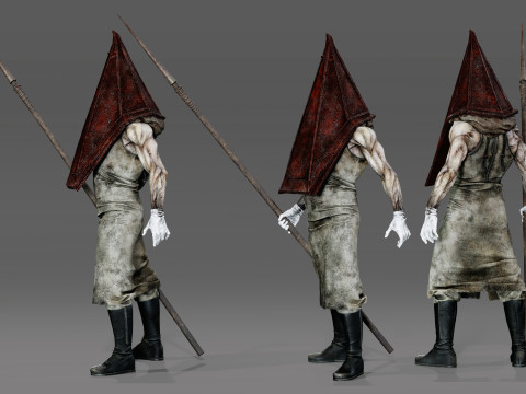 Pyramid Head Silent Hill 2 printable statue Modello di stampa 3D