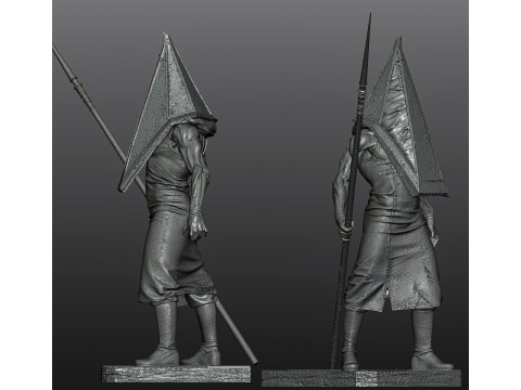 Pyramid Head Silent Hill 2 printable statue Modello di stampa 3D