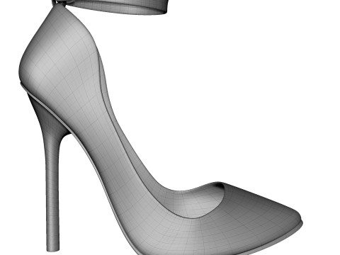 5 Shoe basemesh models Modelo 3D