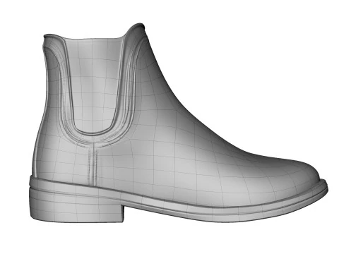 5 modeli siateczkowych but&oacute;w Model 3D