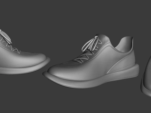 5 modeli siateczkowych but&oacute;w Model 3D