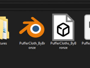 Puffer Cloth 3D Model
