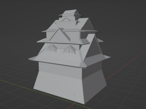CastleofOsakamadebylily Modèle 3D