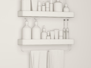 Bathroom Accessories 3D-Modell