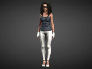 सारा 3D मॉडल