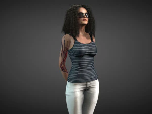 Sara 3D Model