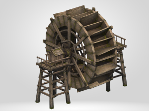 Watermill 3D Model