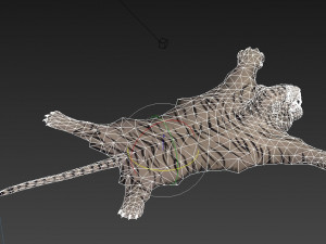 TigerSkin low poly model 3D Модель
