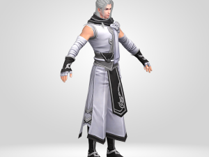 Warrior Chinese Low-poly 3Dモデル