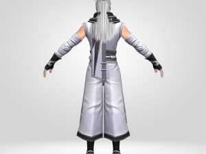 Warrior Chinese Low-poly 3Dモデル