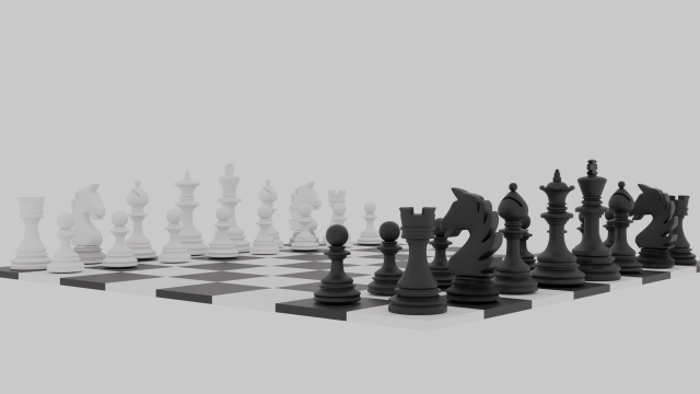Chess 3D Model .c4d .max .obj .3ds .fbx .stl .blend 