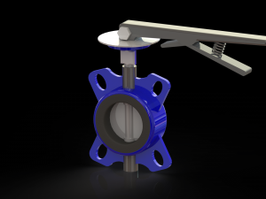 Butterfly Valve Modèle 3D