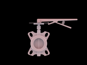 Butterfly Valve 3D मॉडल
