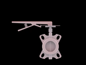Butterfly Valve 3D Model