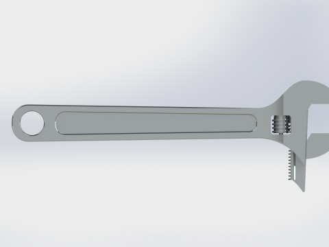 Adjustable Wrench 3D 模型