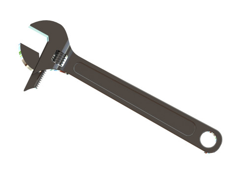 Adjustable Wrench 3D 模型