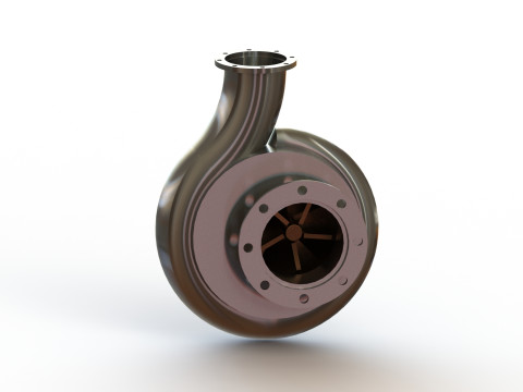 Centrifugal Pump Modello 3D