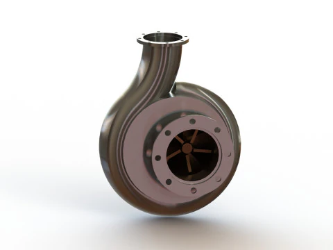 Centrifugal Pump 3D Model