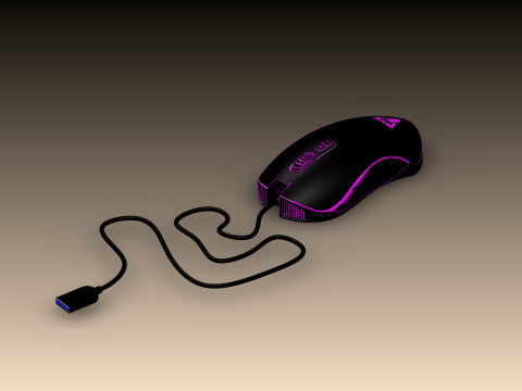 S of Mouse Modèle 3D