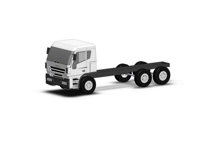 Iveco Truck s 3D Model .c4d .max .obj .3ds .fbx .stl .blend 