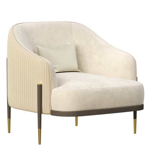 Oxford Armchair 3D Model .c4d .max .obj .3ds .fbx .stl .blend