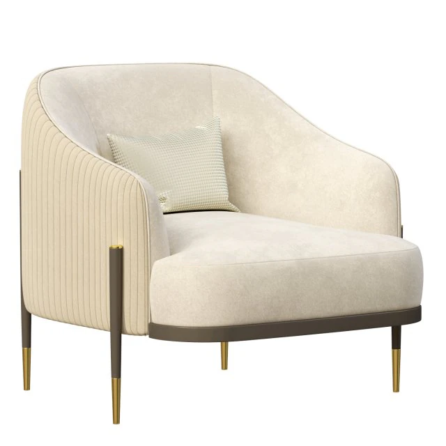 Oxford Armchair 3D Model .c4d .max .obj .3ds .fbx .stl .blend 