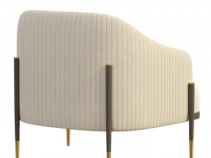 Oxford Armchair 3D Model