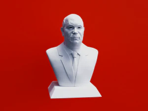 Никита Хрущев 3D Принт Модель