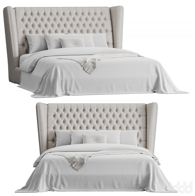 Heritage Collection Four Seasons Bed Modello 3D .c4d .max .obj .3ds .fbx .stl .blend 
