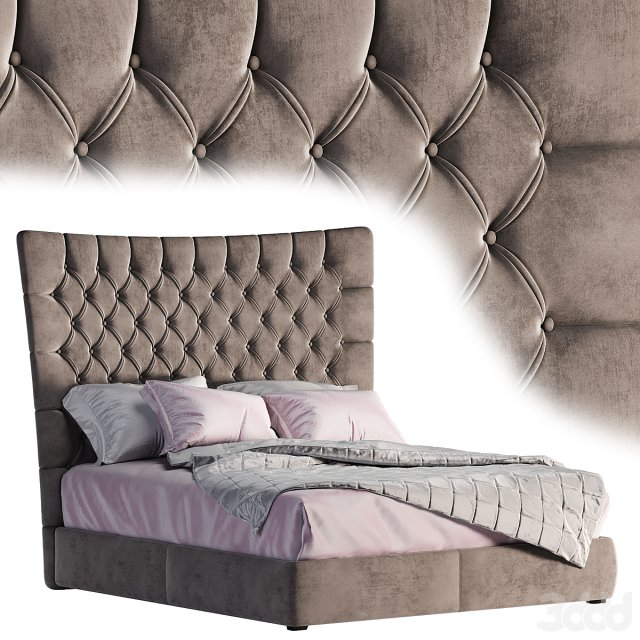 Dorelan Brighton bed 3D-Modell .c4d .max .obj .3ds .fbx .stl .blend 