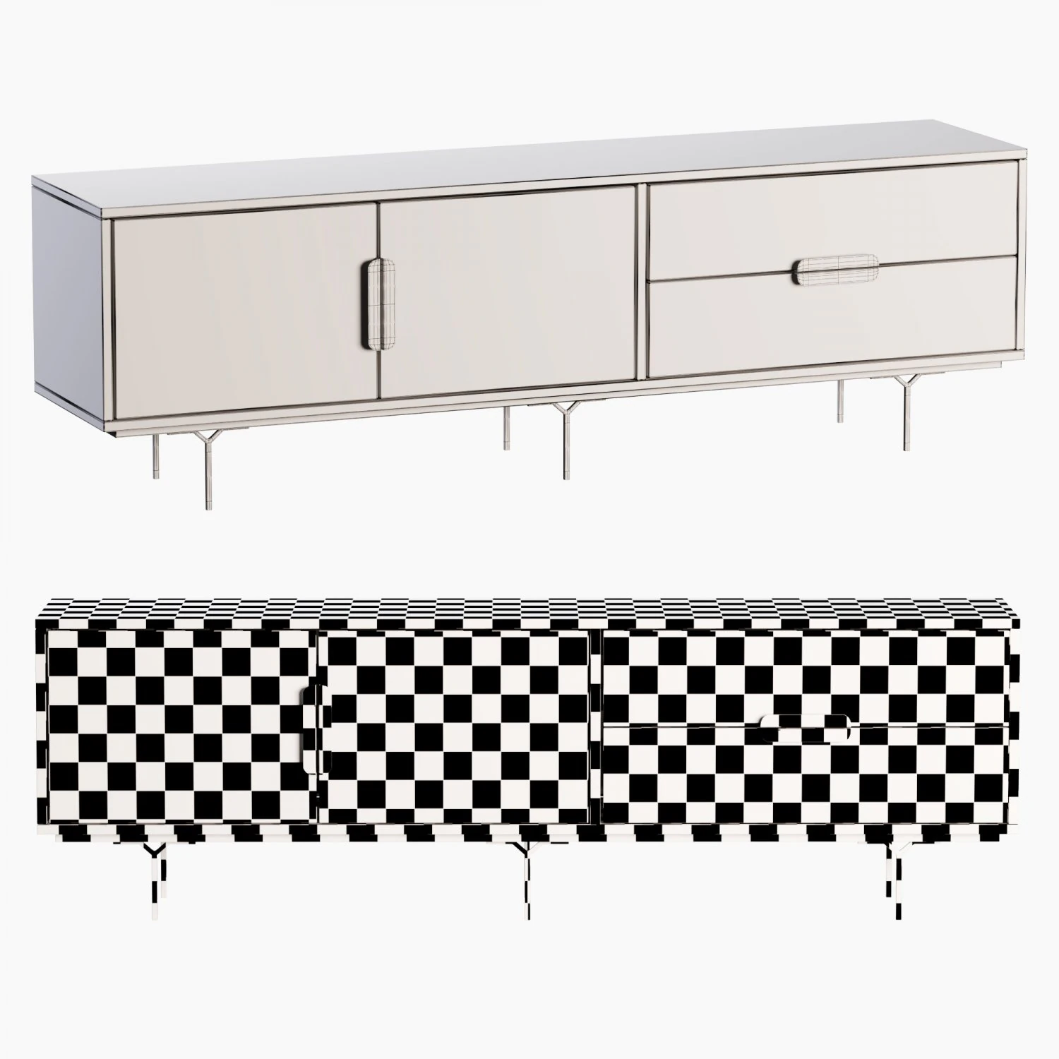 Libiam TV stand by Cosmorelax 3D Model .c4d .max .obj .3ds .fbx .stl .blend 