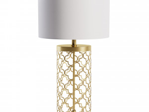 Elegant Gold Table Lamp 3D Model