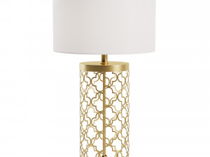 Elegant Gold Table Lamp 3D Model