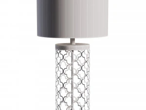 Elegant Gold Table Lamp 3D Model