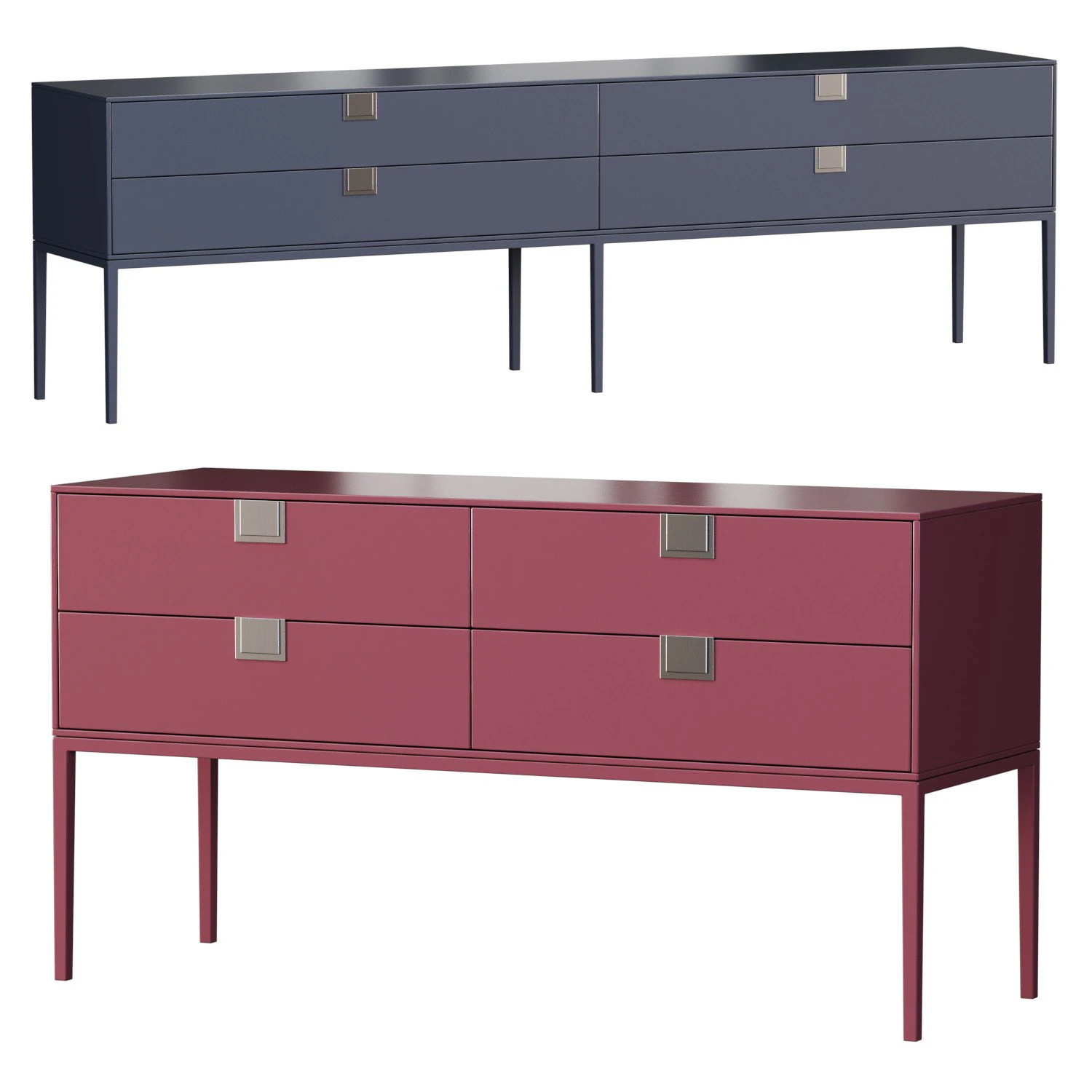 Maxalto Alcor Consoles - Console BB Italia 3D Model .c4d .max .obj .3ds .fbx .stl .blend 