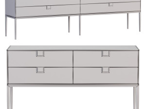 Maxalto Alcor Consoles - Console BB Italia Modelo 3D