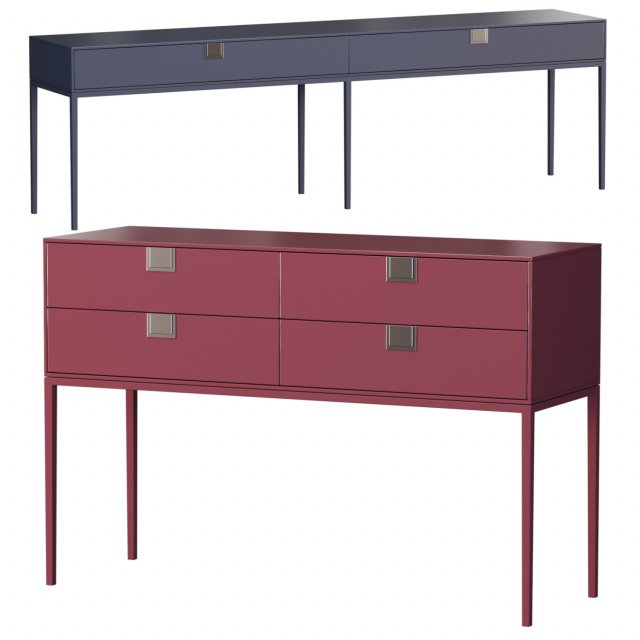 Maxalto Alcor Consoles - Console BB Italia 3D मॉडल .c4d .max .obj .3ds .fbx .stl .blend 