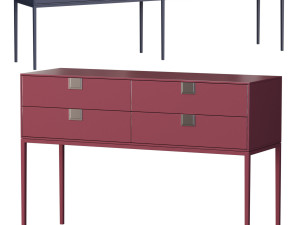 Maxalto Alcor Consoles - Console BB Italia 3D Model