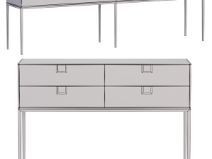 Maxalto Alcor Consoles - Console BB Italia 3D मॉडल