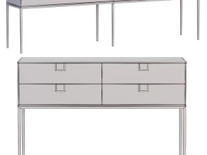 Maxalto Alcor Consoles - Console BB Italia 3D Model