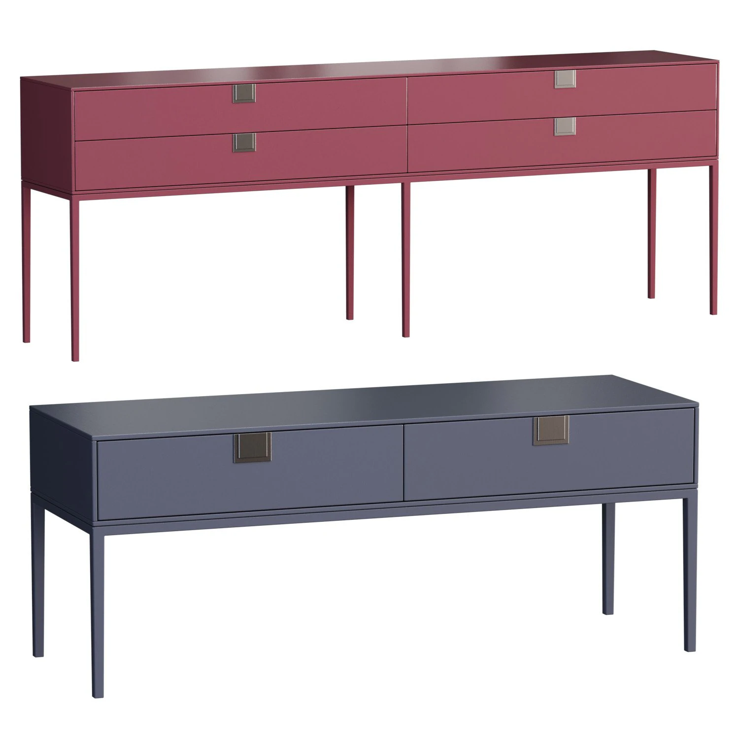 Maxalto Alcor Consoles - Console BB Italia 3D Model .c4d .max .obj .3ds .fbx .stl .blend 