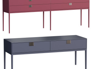 Maxalto Alcor Consoles - Console BB Italia 3D Model
