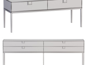 Maxalto Alcor Consoles - Console BB Italia 3D 모델