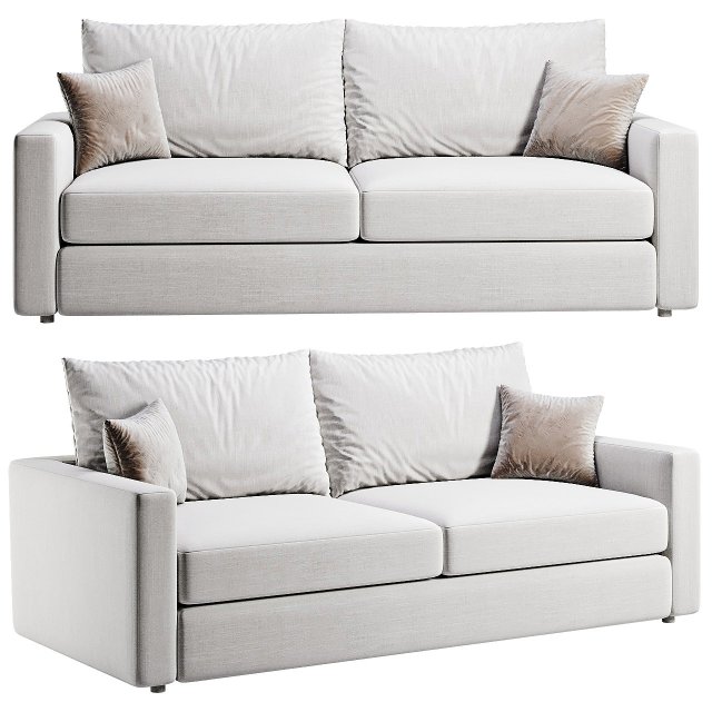 Miller Sofa Nomad Snow by Highfashionhome Modèle 3D .c4d .max .obj .3ds .fbx .stl .blend 