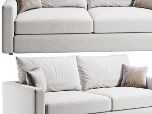 Miller Sofa Nomad Snow by Highfashionhome Modèle 3D