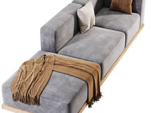 N-S02 Sofa by Karimoku Case Study 3D Модель
