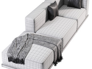 N-S02 Sofa by Karimoku Case Study 3D Модель
