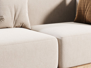 N-S02 Sofa by Karimoku Case Study 3D Модель