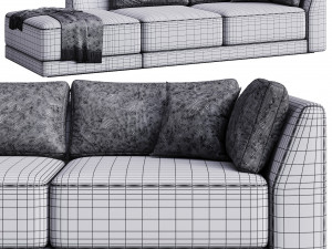 Sofa Wave 3D Model